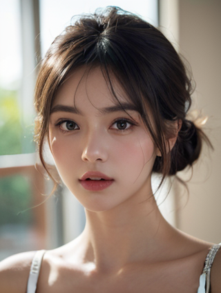蓝色挑染与其它色彩的完美融合