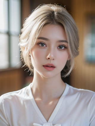 蓝色挑染与其它色彩的完美融合