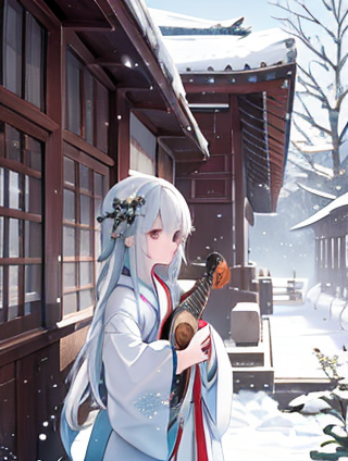 《棉之舞：女孩与轻盈的白色舞裙》