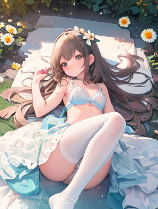《棉之舞：女孩与轻盈的白色舞裙》